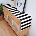 thumbnail image 4 of Table Runner Stripe Black White Table Decoration for Kitchen Dinning Geometric Table Decoration for Indoor Outdoor Party Wedding Decor 13x72inch, 4 of 7