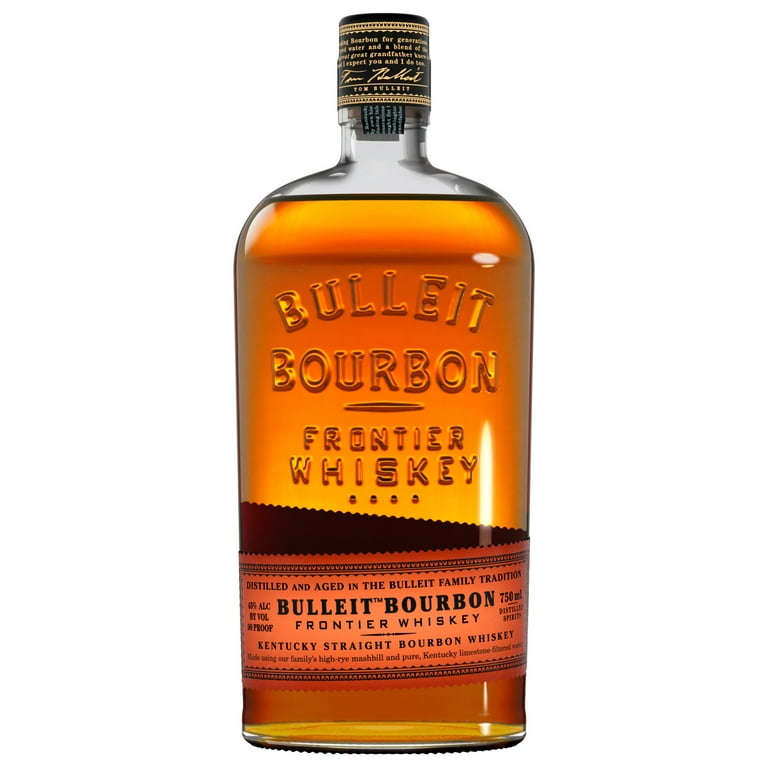 Bulleit Bourbon Whiskey, 750 ml