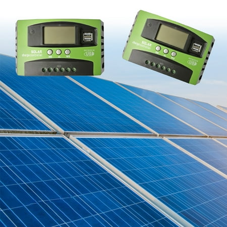 

Xewsqmlo 30A/40A/50A/60A/100A Solar Charge Controller PWM Photovoltaic Charge Controller