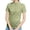 M479 Green, variant on Tfken Summer T-Shirts For Women Short Sleeve Solid Color Floral Print Lace Tops Trendy Female Soft Shirts Beige