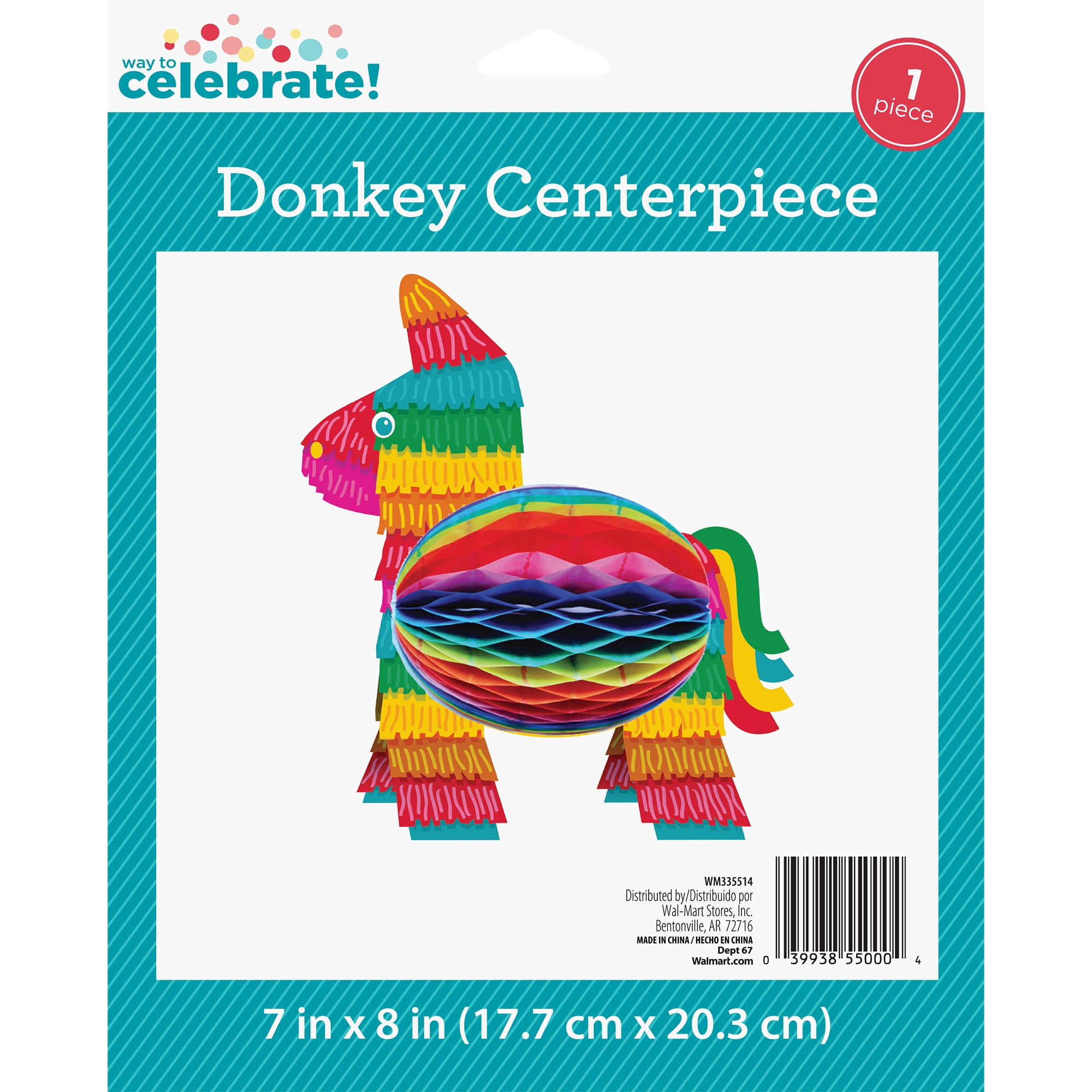 Donkey Honeycomb Centerpiece by Way to Celebrate