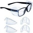 thumbnail image 1 of NETSENG 2 Pairs Safety Glasses Side Shields - Clear Side Shield - Universal Side Shield - For Small Medium Glasses, 1 of 5