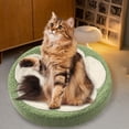 thumbnail image 6 of 2-in-1 Cat Scratcher Cardboard & Sisal Rope Bowl - 15 Inch Flower Design Scratching Board for Kittens, Durable Floor Toy and Sleeping Spot, Protects Furniture from Claws, 6 of 9