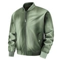 thumbnail image 1 of LOVZFMLL Jackets for Men Man Gradation Stand Collar Zipper Pockets Coat, 1 of 5