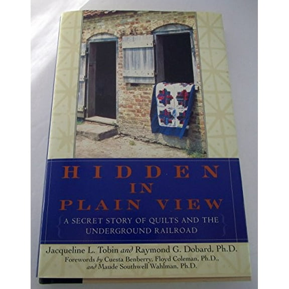 Pre-Owned Hidden in Plain View: A Secret Story of Quilts and the Underground Railroad (Hardcover) 0385491379 9780385491372