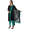 thumbnail image 3 of Atasi Womens Readymade Straight Kurta With Net Dupatta Ethnic Salwaar Suit Dress, 3 of 8