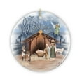 thumbnail image 6 of Oh Holy Night Nativity Religious Christmas Ornament, Birth of Jesus Decoration, 6 of 6