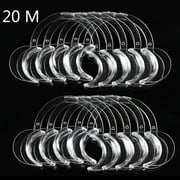 EZGO 20 Pcs Dental Cheek Retractor C-shape Mouth Opener Transparent Mouth Lip Opener