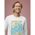 thumbnail image 2 of Pipeline Surf Style Graphic Top - Long Sleeve Men's, 2 of 4