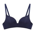 thumbnail image 2 of Harpily Bra Gifts For Women Comfortable Thin Traceless No Steel Ring Converged And Adjustable Back Bra Navy Blue 38, 2 of 3