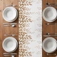 thumbnail image 4 of Table Runner 70 Inches Long for Kitchen Dining, Eucalyptus Leaves Dresser Scarf Farmhouse, Dining Table Decorations for Wedding/Parties, Spring Plants Country Yellow 13 x 70 In, 4 of 8