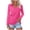 Hot Pink, variant on Womens Polo Shirts Long Sleeve Classic Solid Color Polo Shirt Casual Preppy Sporty Collar Top Blue L