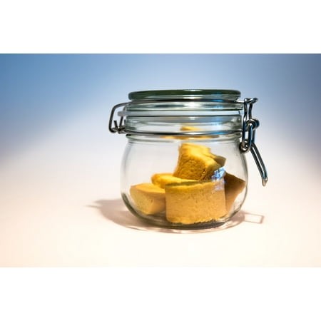 - LAMINATED POSTER Glass Biscuits Glass Jar Poster Print 11 x 17