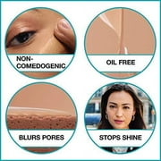 Maybelline Fit Me Matte + Poreless Liquid Foundation, Face Makeup, Mess-Free No Waste Pouch Format, Normal to Oily Skin Types, Natural Buff, 1.3 Fl Oz