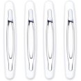 thumbnail image 1 of ShenMo 4Pcs Bumper Car Door Sticker With Protector Car Door Edge Anti - Collision Anti - Scratch Sticker (110mm White), 1 of 5