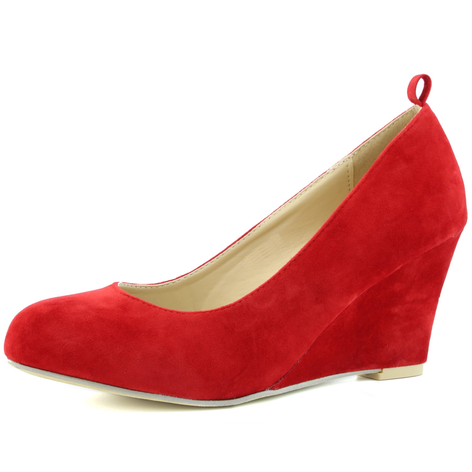 DailyShoes - Ankle Wrap Wedge Heels - 2 