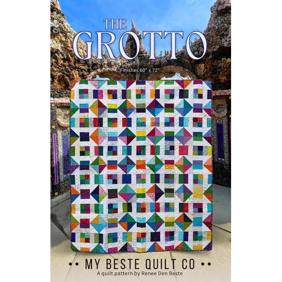 The Grotto Quilt Pattern by Renee Den Beste