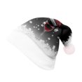 thumbnail image 3 of Christmas Hat Velvet Gray Santa Claus Hats for Adults Christmas Outfit, 3 of 3