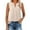 Beige, variant on RYRJJ Sleeveless Chiffon Tank Tops for Women Dressy Casual V Neck Blouses Work Pleated Shirt(Pink,S)