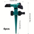 ZNGYXN ° Rotating Lawn Sprinklers Ultimate Garden Watering System