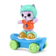 thumbnail image 3 of VTech Pull Back Skater Cat Baby and Toddler Toys, 3 of 8
