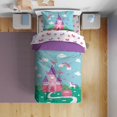 thumbnail image 1 of Juego de Ropa de Cama Sunny Side Up Magic Castle para Niños de 4 Piezas, 1 of 7