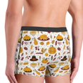 thumbnail image 3 of Uemuo Thanksgiving Pattern Men's Boxer Briefs,Trunk Anti-Chafing,Comfortable, Durable, and Stylish Underwear-Small, 3 of 9