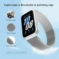 thumbnail image 3 of LEIXIUER Mesh Metal Milanese Loop Bands Compatible with Samsung Galaxy Fit 3 Watch Band,Stainless Steel Band Compatible with Samsung Galaxy Fit 3 for Women Men, 3 of 14