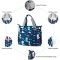 thumbnail image 2 of Diaper Bag Tote Satchel Waterproof Messenger Diaper Bags for Mom and Dad Multifunction Large Travel Tote Bags, 2 of 6