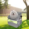 thumbnail image 2 of Zshan 1pc Bike Basket, Foldable Front Bike Basket, Quick Detachable for Bicycle Baskets for Dogs,Cat,Rabbit, Pet Handbag, Shopping, Camping and Outdoor (Black), 2 of 4