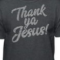 thumbnail image 5 of Teelocity Thank Ya Jesus Graphic T-Shirt (Medium - Standard Fit, Athletic Heather), 5 of 19