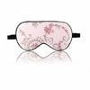 PiccoCasa Natural Silk Sleeping Mask with Adjustable Strap Supersmooth Eye Mask Pink Rose