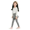 thumbnail image 2 of Jandel 2-8 Years Old Girls Leggings Leggings for Baby Toddler = Footless Flare Skirt Leggings Infant Cute Ruffle Tutu Skirt Leggings Warm Thick Pantskirt Stretchy Cotton Pants Tights 2-8t, 2 of 5