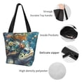 thumbnail image 4 of Disketp Colorful Plant Turtle Bolsa de Hombro Casual para Mujer, Bolso Cruzado para Compras, Viajes y Uso Diario, 4 of 6