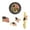 Gold, variant on PinMart's God Bless America 4-Piece Men's Accessory Gift Set