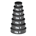 thumbnail image 1 of "7 Moldes Para Pastel Desmontables Tartas Postre Reposteria Malubero Negros ", 1 of 5