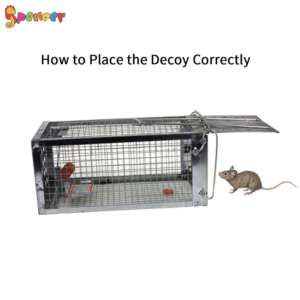 Mouse Trap Rat Trap Cage Small Live Animal Pest Rodent Mouse Control Bait Catch 