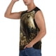thumbnail image 3 of Fotbe Palatial Gold Pattern Horse Men's Camiseta sin Mangas Estampada para Hombres, Playera Casual para Gimnasio, Entrenamiento, Playa-XX-Large, 3 of 7