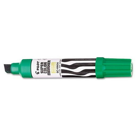 Pilot (43400) Pilot SC-6600 Jumbo Permanent Marker, Green, Sold Individually