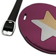 thumbnail image 2 of Steven Universe Garnet Star Round Leather Luggage Card Suitcase Carry-On ID Tag, 2 of 6