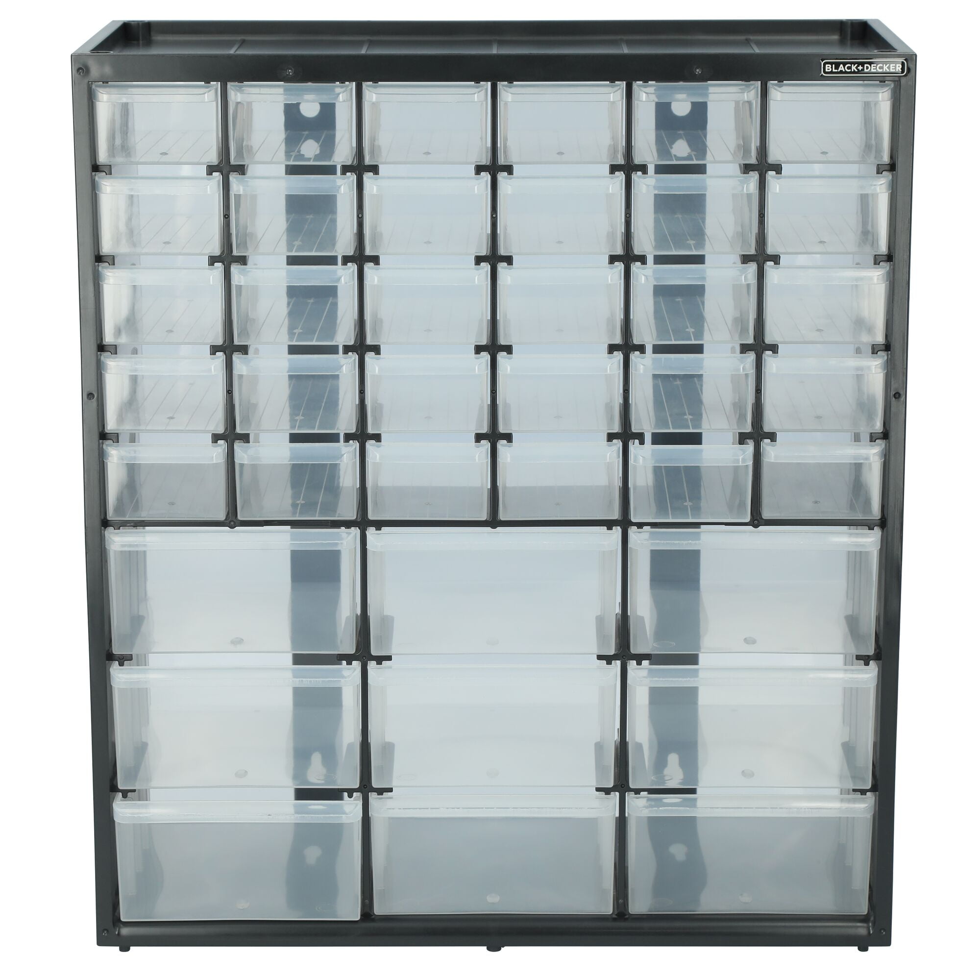 BLACK+DECKER Large & Small 39 Drawer Bin Blk (BDST40739BK)