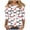 #03 Multicolor, variant on Valentine's Day T-Shirt for Women Loose 3/4 Sleeve Heart Print Shirts Casual Crew Neck Blouses Three-quarter Sleeve Pullover Top