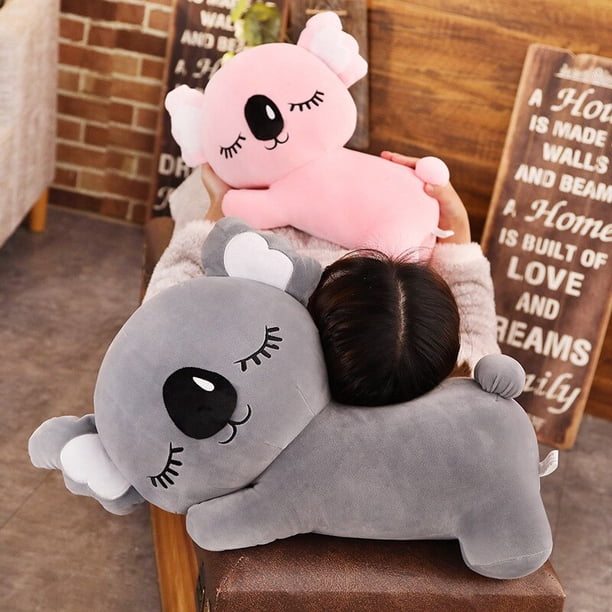 1pc Kawaii Koala Plush Toy Soft Cartoon Animal Koala Kawaii Stuffed Doll Bed Sofa Pillow Nap Pillow Friends Christmas Gift zhangyuxiang LED