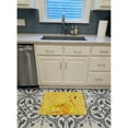 thumbnail image 3 of Flamingo on Yellow Machine Washable Memory Foam Mat, 3 of 4