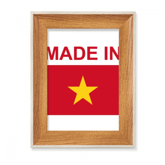 Vietnam Country Love Desktop Wooden Photo Frame Display Picture Art Painting Multiple Sets