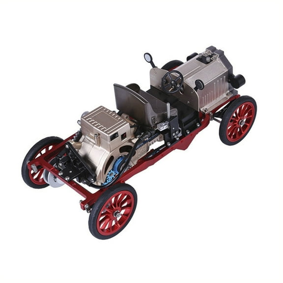 Metalkit Teching Assembly Metal Mechanical Electric Vintage Classic Car Model Kit Play Vehicles Toy