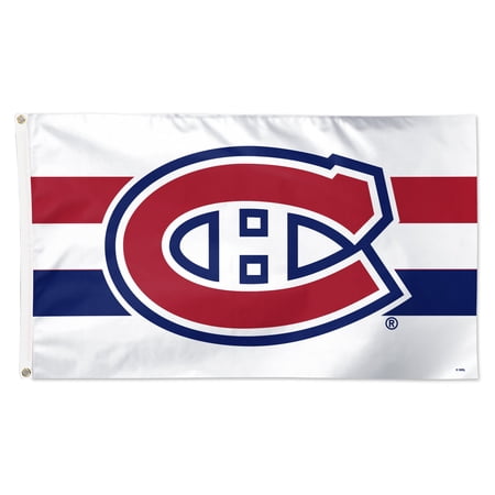 WinCraft Montreal Canadiens 3 x 5 Horizontal Stripe Deluxe Single-Sided Flag