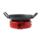 thumbnail image 1 of Barbq Warming Poting Camping Shabu Hot Pot Hotado de cocina Doble manija de cocción de lente de lente de lente de lana para acampar de cocina Rojo, 1 of 8