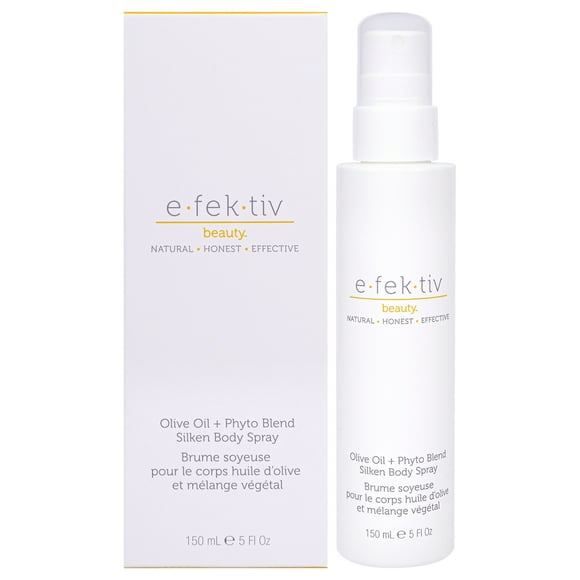 Spray corporal sedoso Olive Oil Plus Phyto Blend de e.fek.tiv para unisex - Spray corporal de 5 oz