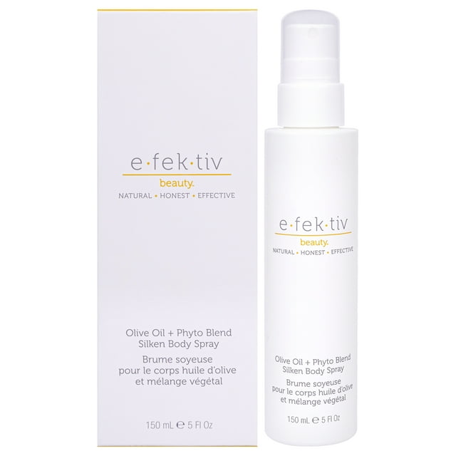Spray corporal sedoso Olive Oil Plus Phyto Blend de e.fek.tiv para unisex - Spray corporal de 5 oz